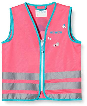 Wowow Crazy Monster Reflexweste Rosa/Silber L