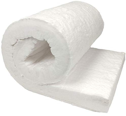 Ceramic Fiber Insulation, 2 Thick x 16 x 48, 2400F Fireproof Insulation Blanket, 3037E