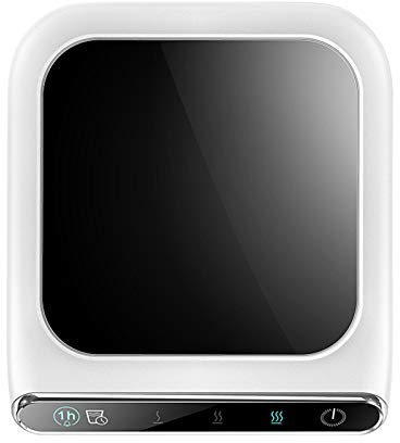 Chauffe Tasse USB Arrêt Automatique Chauffante Dessous de Verres Affichage Numérique Tactile Chauffe-café avec 3 réglages de température pour Bureau Maison