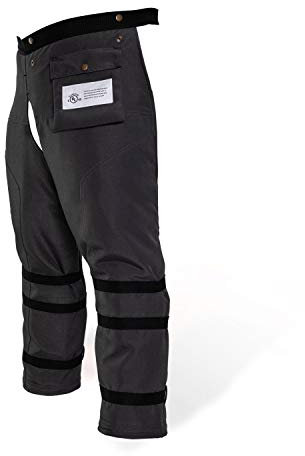 ZELARMAN Chainsaw Chaps 8-layer Protective Apron Wrap Adjustable Chainsaw Pants/Chap for Loggers Forest Workers Class A