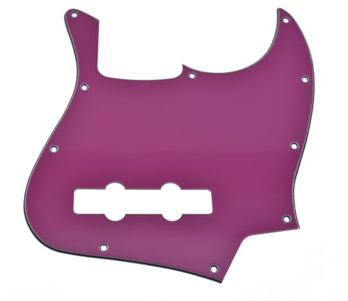 Dopro Jazz Bass J Bass Pickguard für USA/Mexican 4 String FD Jazz Bass Pink 3-lagig