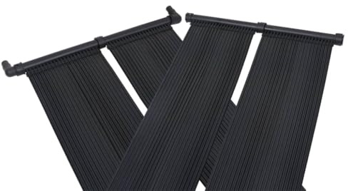 vidaXL 2X Panel Calentador Solar para Piscina Tapete Sistema de Calefacción Calentamiento Agua Caliente Sol de Energía Ecológicas 80x310 cm