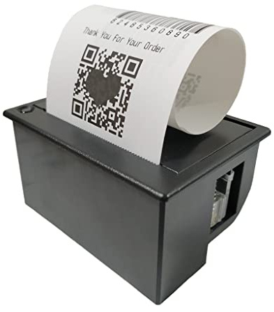 Maikrt Microimpresora térmica de 5 ~ 9 V, impresora térmica integrada de recibos con puerto serie, microcontrolador, desarrollo secundario, módulo de impresión MCU TTL/RS232