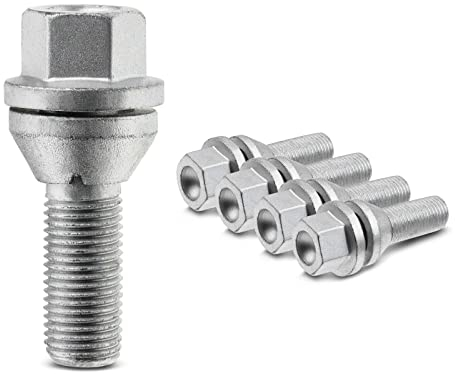 Frankberg 5x Radbolzen Radschraube Kompatibel mit S60 I 384 II 134 S80 I 184 TS XY S80 II 124 V60 I 155 157 II 225 227 1998-Heute 31423735