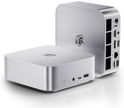 Beelink SER8 Mini-PC, Ryzen 7 8845HS (8C/16T, upp till 5.1Hz), Minidator 24G DDR5 RAM/1T M.2 2280 PCle4.0 SSD, USB3.2/USB2.0/DP/HDMI/WiFi6/BT5.2