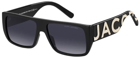 MARC JACOBS Unisex Marc Logo 096/S Sonnenbrille, Schwarz, Weiß, 57