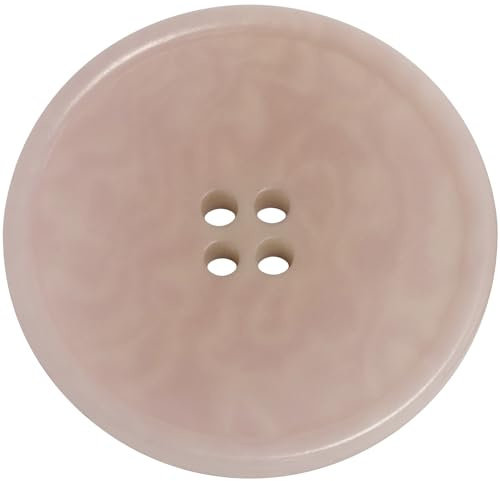 AERZETIX - C74148-10er-Pack runde Nähknöpfe Ø28x2.8 mm mit 4 Löchern 44L L44 - Farbe rosa - aus Kunststoff - Öffnung 1.5 mm - hobby kurzwaren nähen kleidung
