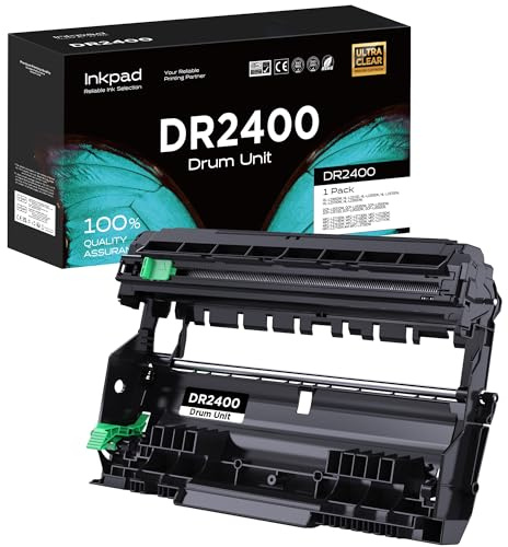 iNKPAD DR2400 Trommel(nur Trommeleinheit) für Brother DR-2400 Trommel für Brother DCP-L2530DW L2510D L2537DN L2550DN HL-L2350DW L2310D L2357DW L2370DN L2375DW MFC-L2710DW L2710DN L2730DW L2750DW