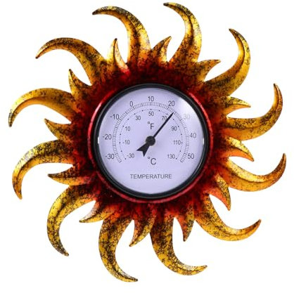 CIYODO Wandthermometer Aus Kunststoff Und Installieren Für Außenbereich Und Heimgebrauch