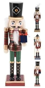 VARZI Addobbo Di Natale Soldatino Schiaccianoci 38cm Prodotto Assortito Natale dal 1956