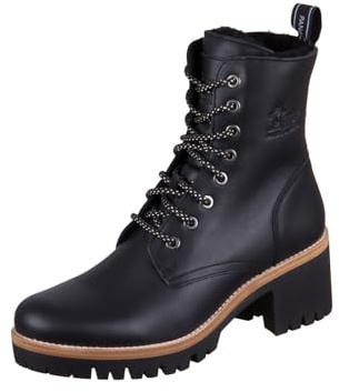 Botín de piel de cordero elegante, Padma Igloo, Negro Negro Negro, 37 EU