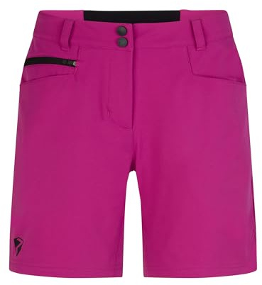 Ziener NEJA X-Function Short de Cyclisme pour Femme avec Short intérieur – VTT/extérieur/Loisirs – Respirant, séchage Rapide, rembourré, Prune Clair, Taille 40