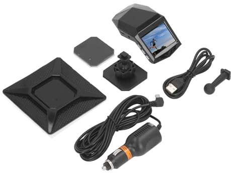 Cámara trasera delantera para salpicadero de coche, 10 MP, visión nocturna, gran angular de 170 grados, grabación en bucle, DVR para coche para vigilancia de aparcamiento