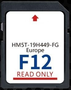 SD Map GPS Navigation Europe 2024 Compatible with Ford Sync2 F12 - HM5T-19H449-FG