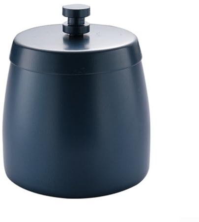 ARMYJY Contenitore per cenere, in acciaio inox, con porta fumo, portatile, antivento, per interni ed esterni, colore blu