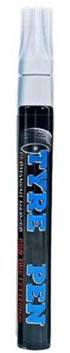 Däckfärgspenna - snabbtorkande permanent raderbar markör, däckritpenna bleknar, multifunktionell markör på alla, ger levande färger