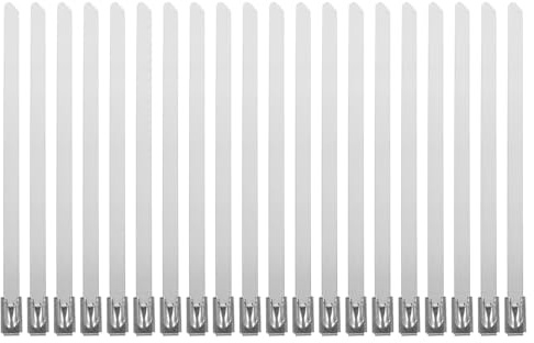 MOBUTOFU Bridas Sujeta Cables de Acero Inoxidable 100 Piezas Autoblocantes Tamaño 4,6 X 100 MM para Mantenimiento y Reparación de Equipos Eléctricos