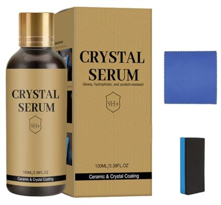 Auto Lackschutz – 100ml | 9H Graphen Keramikversiegelung – 1er Pack Flüssigkristall Coating Hochglanz Hydrophob Wasserabweisend Anti-Scratch Schmutzschutz Car Detailing Zubehör Set