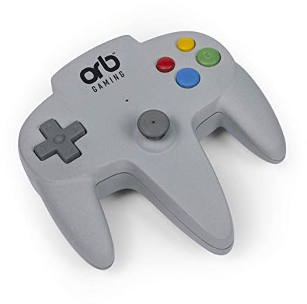Orb - Retro Arcade Game Controler – inkl. 200 x 8Bit Spiele - Anschluß an TV, Grau