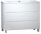 BAIKAL Conjunto de Mueble de Baño LESI. Compuesto por Mueble con Patas y Lavabo Cerámico. Tres Cajones. Melamina 16mm. Mueble MONTADO. Fondo 46cm 100 cm Blanco Mate
