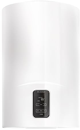 Ariston Lydos Dune Plus - Scaldabagno Elettrico 100 Litri Verticale ‎45x47x89 cm, Boiler Elettrico Funzione ECO EVO, Water Plus, Indicatore Docce Disponibili per Maggior Risparmio, Classe Energetica B