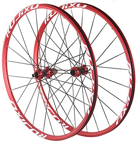 Generic 26/27,5/29 Mountainbike-Laufradsätze Carbonnabe MTB-Räder Anschraubbare Centerlock-Scheibenbremse 24H-Flachspeichen-Fahrradrad 1920 g Passend für 7-11 Geschwindigkeiten