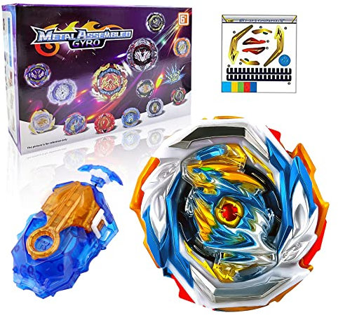 Bey Arena Set, 4D Metall Fusion Kampfkreisel mit Starter, Kinder Spielzeug Geschenk für Weihnachten, Geburtstag, Kinder Spielzeug Jungen 6 Jahre+