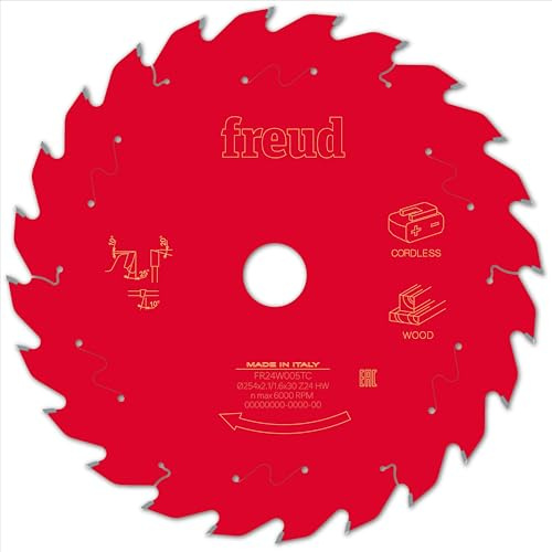 Freud Wood Table Saw Blade 254mm x 30mm 24T Cordless