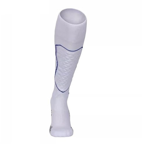 LYXXJRYBHD 1 Paar Fechtsocken für Degen, Säbel Und Florett, Fechtausrüstung, Schützende Baumwoll-Fechtstrümpfe für Unisex-Kinder(White,Large)