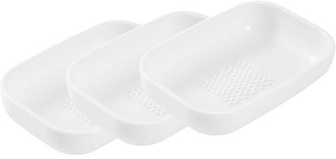 Cabilock 3 Juegos Abrasador Espiralizador Artilugio Máquina De Pasta Amoladora Picadora De Verduras Colador Prensa De Ajo Picadora De Ajo Plato De Ajo Bombón El Plastico 3 Piezas * 3