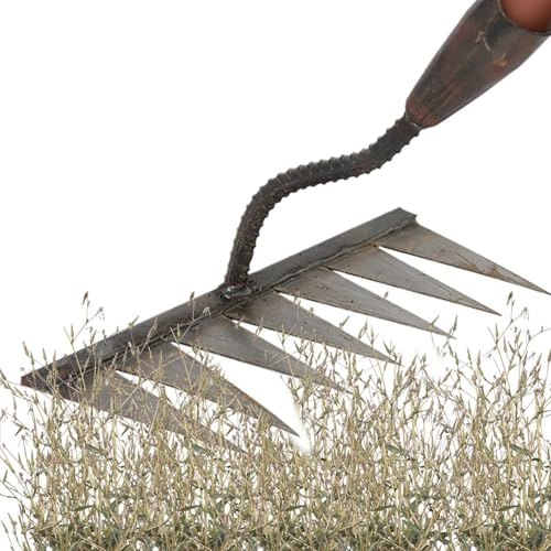 Strumento Per Rastrello Erbaccia - Pavera Di Prato Di Rastrello Di Ferro | Strumento Di Erbaccia A Lunga Gestione, Rastrello Da Giardino Durevole Per Erbaccia, Rastrello Di Erbaccia Da Patio Multipr