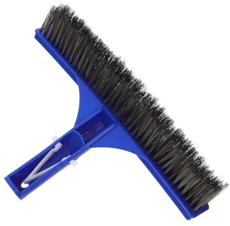 Hemobllo Pool Brush Heavy Duty Wire Pool Brush Pool Cleaning Brush Comfortable Handle for Pool Maintenance