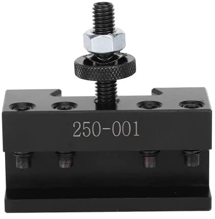 YQVEOT DrehmeißEl Set, Schnell-Proxy-Werkzeugpfosten aus Hartstahl, Stabiler CNC-Drehmaschinen-Bohrschneider, Schnellhalter 250-001/250-002 für Drehbank(250-001)