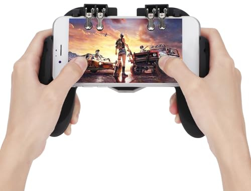 Akozon Contrôleur de Jeu pour Téléphone Portable avec Ventilateur de Refroidissement à Dissipation Thermique pour des Performances de Jeu Améliorées