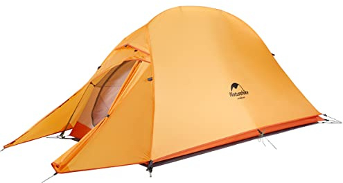 Naturehike Cloud Up 1 person ryggsäck tält lätt camping vandring kupol tält för 1 man (orange uppgradering 210T)