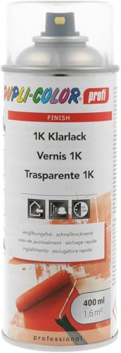 DUPLI-COLOR profi 1K Klarlack Transparent seidenglänzend 400 ml - Sprühlack