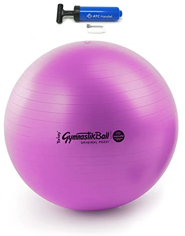 Original Pezzi Gymnastikball Maxafe Ø 42 in Allen Farben inkl. ATC Ballpumpe - bis 400 kg belastbar - Fitness, Reha, Therapie, Gymnastik und als Sitzball fürs Büro