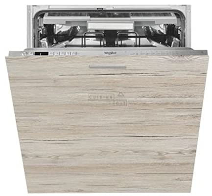 Cuisineandcie - FACCIATA LAVASTOVIGLIE completamente integrata Eco White Walnut L 60 cm, rivestimento porta lavastoviglie EU con comandi interni