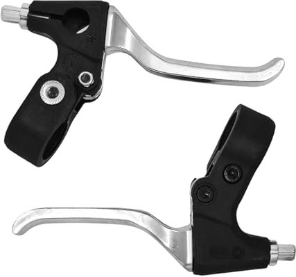 STS Coppia leve freno bicicletta leva freni bici universali alluminio v-brake bike (Media - 9.5cm)