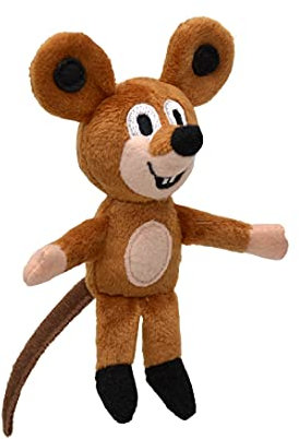 Fingerpuppe Plüsh Tierhandpuppe Handpuppe Handspielpuppe 12 cm Original Der Kleine Maulwurf Braun Maus Handpuppe Handspielpuppe für Kinder Jungen Mädchen