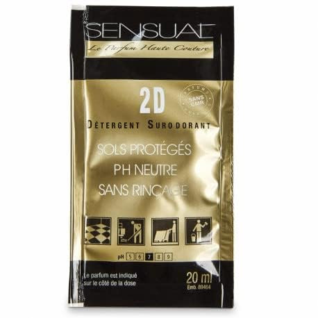 Détergent surodorant SENSUAL 2D doses 20mL - Colis de 250 dosettes (fruit de la passion)