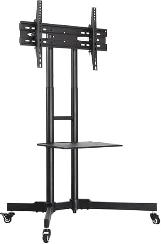 Abician Support TV sur Pied à roulettes pour 32 à 75 Pouce écrans/LCD/LED/Plasma Support TV Mobile avec Freins avec Gestion des Câbles