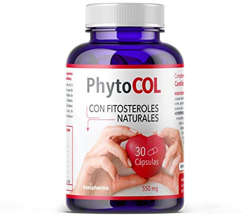 Phytocol - Levadura de Arroz Rojo – Fitosteroles Naturales – Reduce Colesterol LDL – Mejora Circulación - 30 Cápsulas - Uso Diario