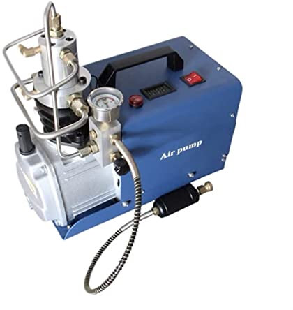 220V/110V 1.8KW 300Bar 30Mpa 4500Psi Electric Air Compressor High Pressure Air Pump neumatic Scuba PCP Inflator JIYAMI'EN EL (Color : 220 Volt, Size : Automatic version)