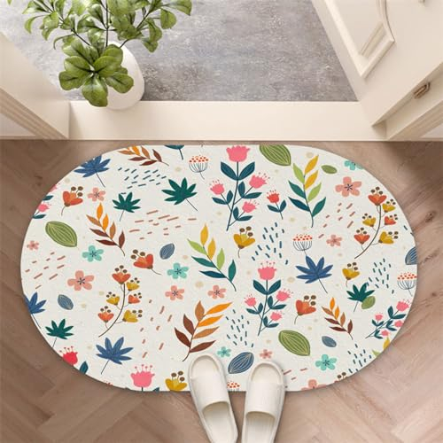 Badezimmerteppich, Badematte, FußMatte, Badteppich 100x160cm, Badvorleger, Badematte Badteppich Badvorleger Rutschfest Waschbar, Teppich Badezimmer Teppiche, Bathroom Mat, Bath Mat, Vielfarbig