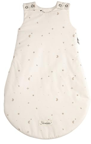 Baby Schlafsack aus Polycotton mit Jerseyfutter Größe 50/56 Ente Edda Lou 1,50 TOG, leicht wattiert,