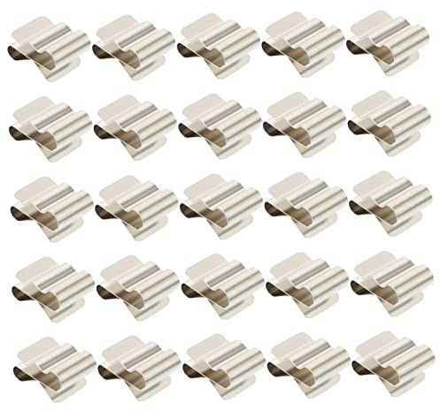 FUNOMOCYA 50stücke Solarmodul Kabelclips Edelstahl Kabelklemmen Für Solarmodule Kabelmanagement Für Solaranwendungen Clips Für Verkabelung