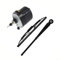 Eawfgtuw Motor de limpiaparabrisas de 12 V con cuchilla para barco de pesca, ATV, UTV 01287358, 7731000001 Tamaño de la toalla: 13.78 pulgadas Hoja: 11.02 pulgadas (motor)