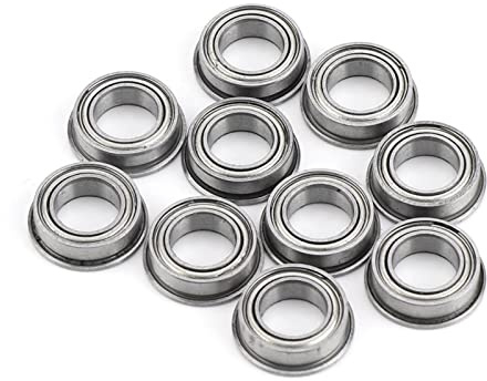 10 Pezzi MF106ZZ Mini Cuscinetti A Sfere Flangiati Schermati In Acciaio Inossidabile Mini Rotolamento A Basso Rumore Alta Velocita Di Rotazione Per Posizionamento Assiale