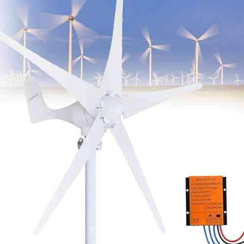Turbina Eólica 3000w 4000w 5000w Dc 12v 24v 48v Turbina Aerogeneradora Con Kit De Turbina Eólica 5 Palas Para Suplementos Energéticos Domésticos,3000W-12V